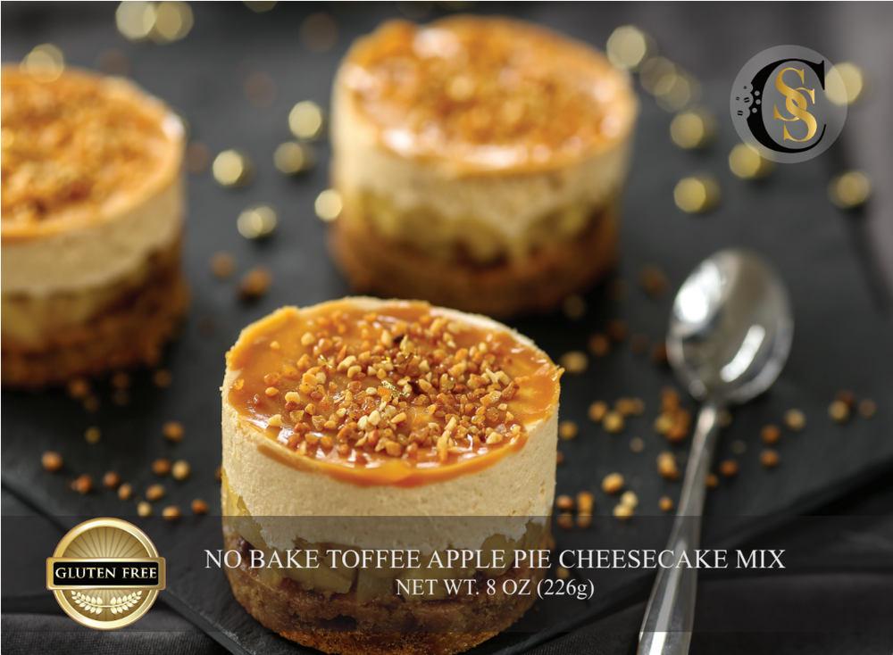 No Bake Toffee Apple Pie Cheesecake Mix